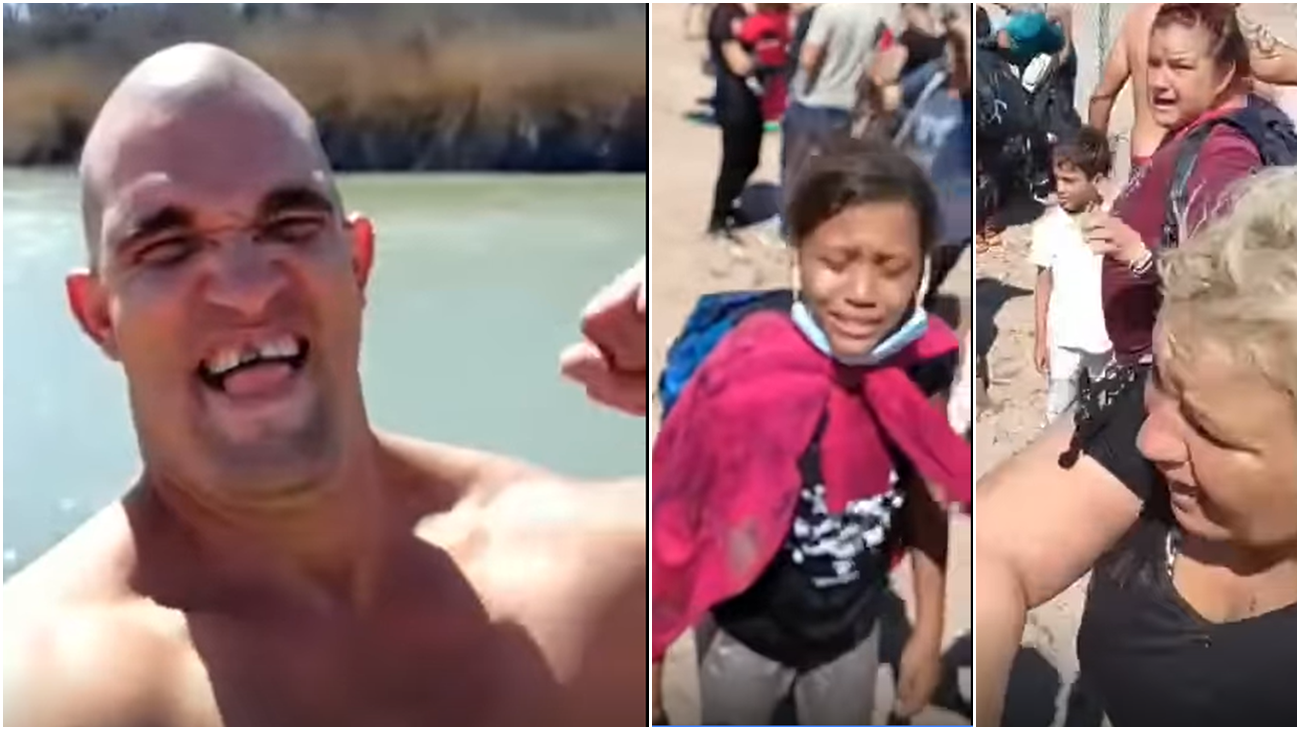 Cubano salva a una niña y su madre también cubanas de morir ahogadas en el río Bravo (video)