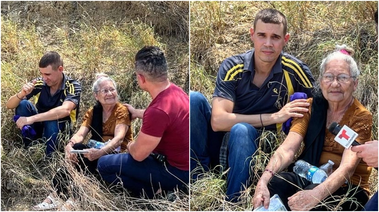 Con 82 años y junto a su nieto, esta abuela cubana cruzó el río Bravo y llegó a EEUU