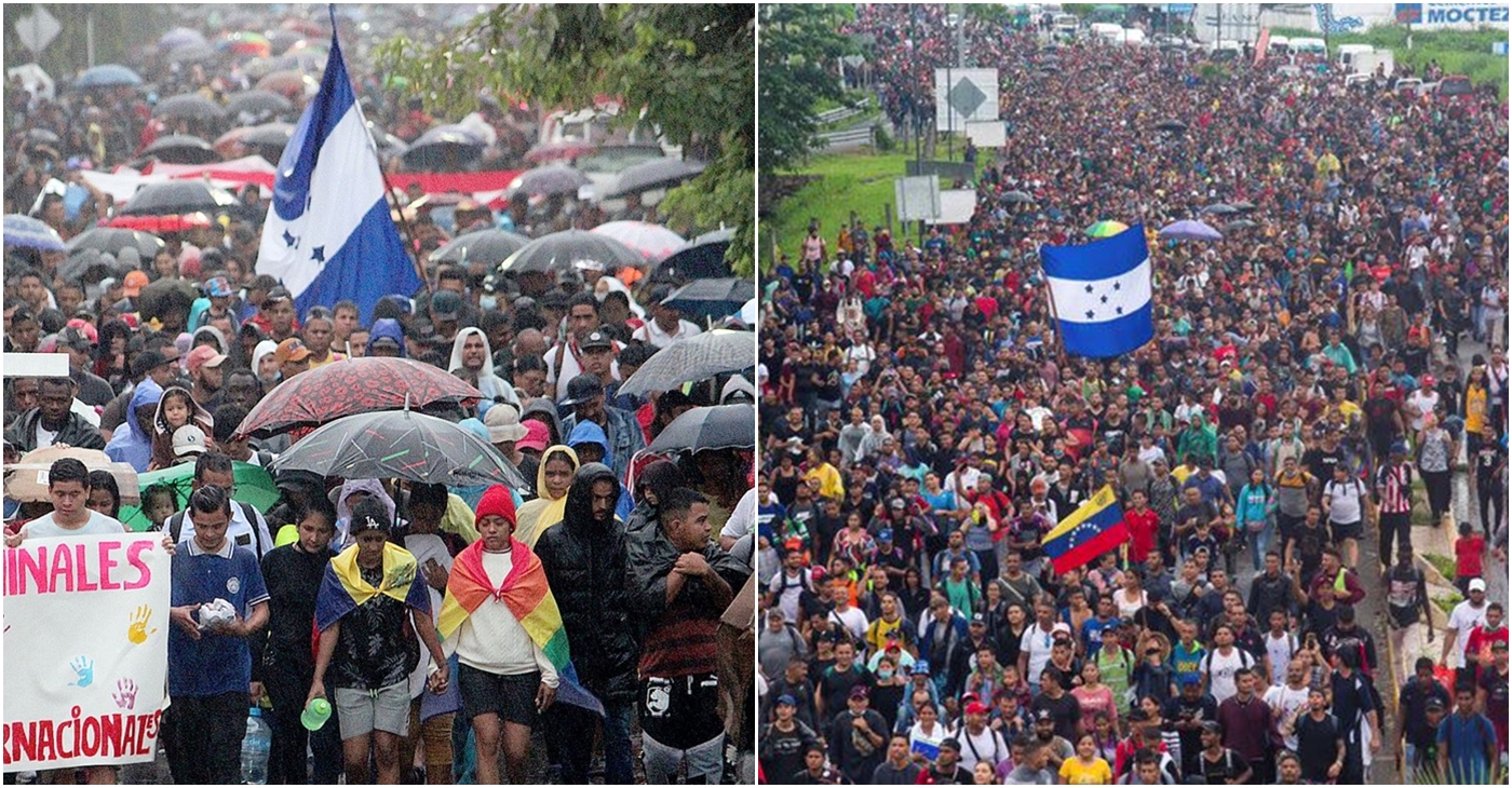 México: Cubanos en la gigante caravana de 15 mil migrantes que va a EEUU. Hay cambios en la frontera