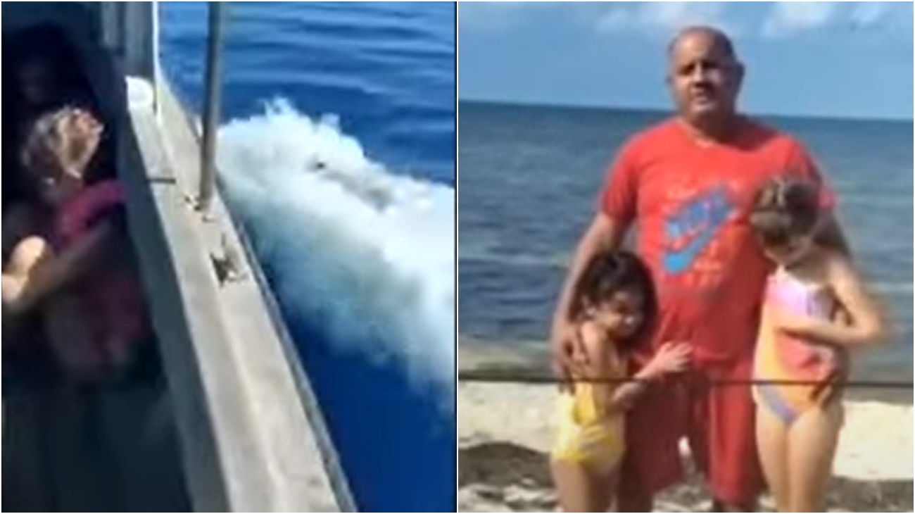 Estremecedor: cubano llegó en bote a EEUU con sus hijas: «Esto no es cosa de juego» (video)