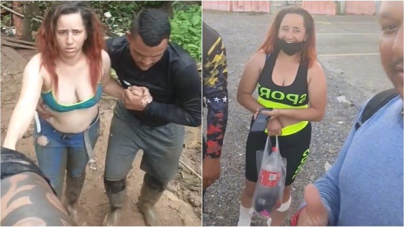 Migrante cubana rescatada en la selva del Darién se reúne con sus familiares (videos)