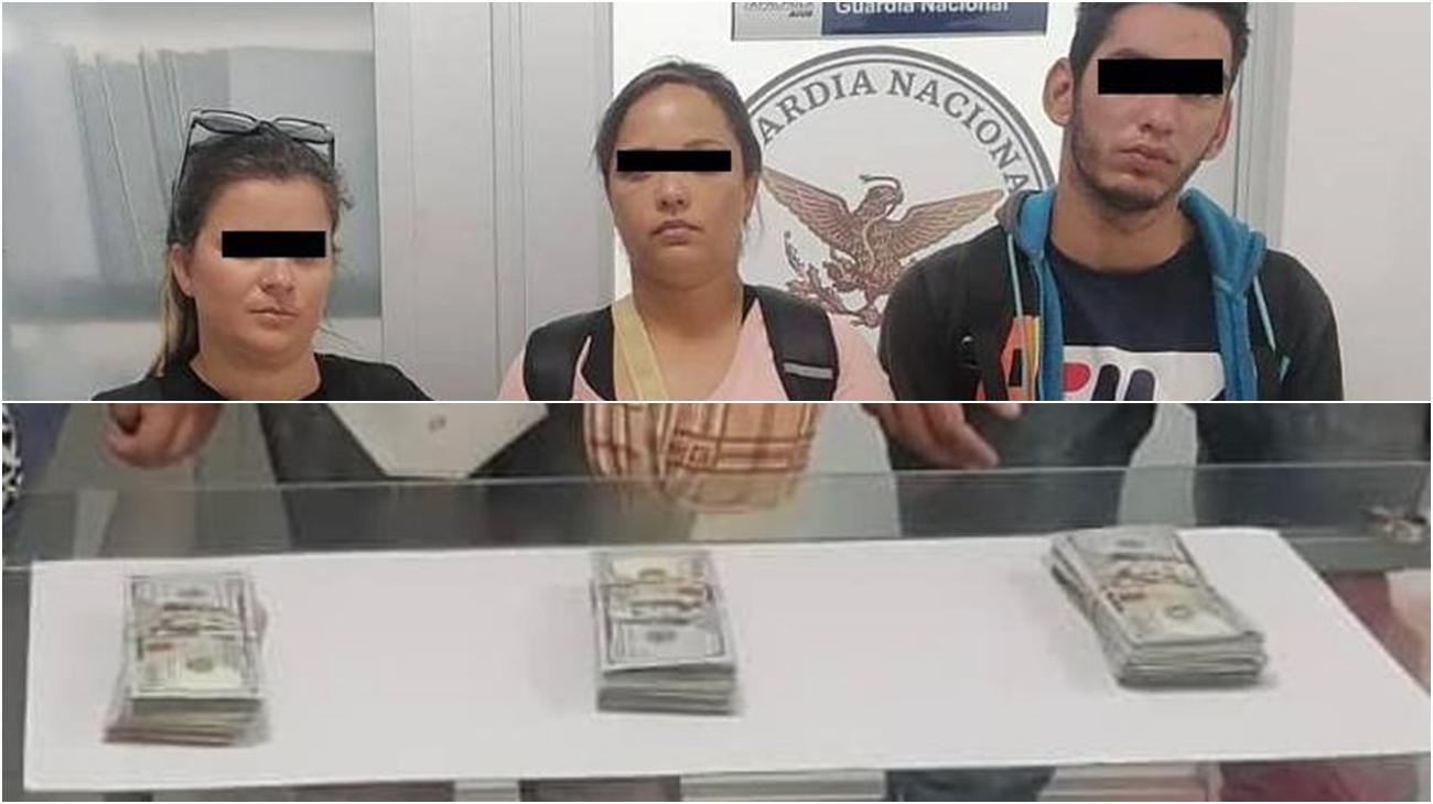 Detienen a 3 cubanos en aeropuerto de Tapachula con miles de dólares; pretendían llegar a EEUU