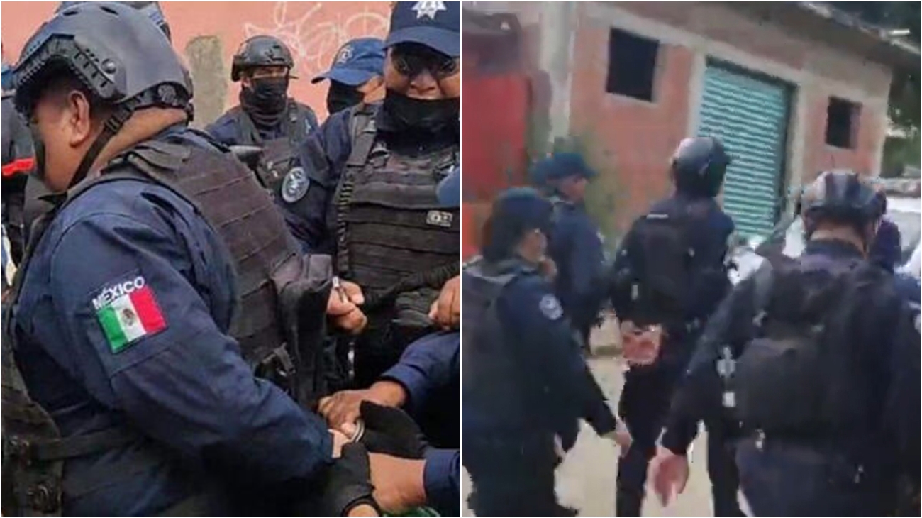 México: Detienen a policías que pedían miles de dólares a coyotes que escondían 31 cubanos (videos)