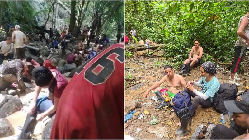 No todos pueden volar a los volcanes: aumenta cruce de cubanos por la selva del Darién (video)