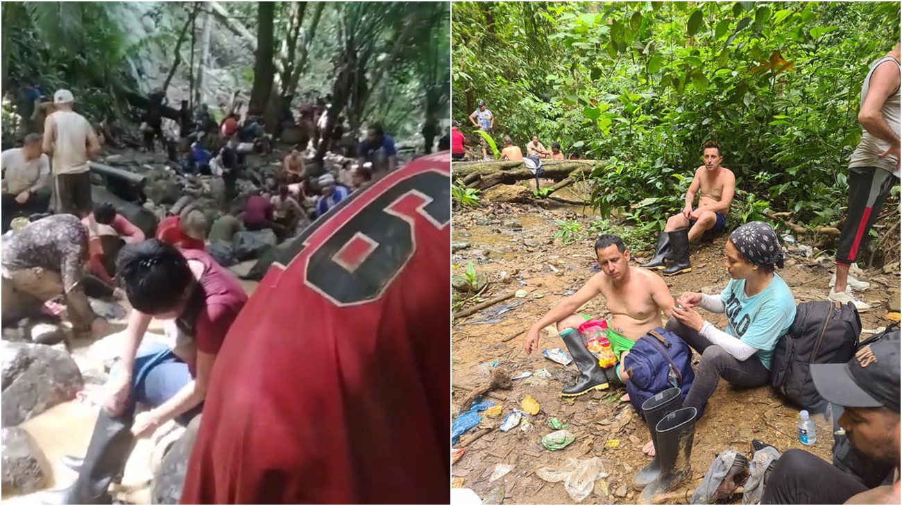 No todos pueden volar a los volcanes: aumenta cruce de cubanos por la selva del Darién (video)