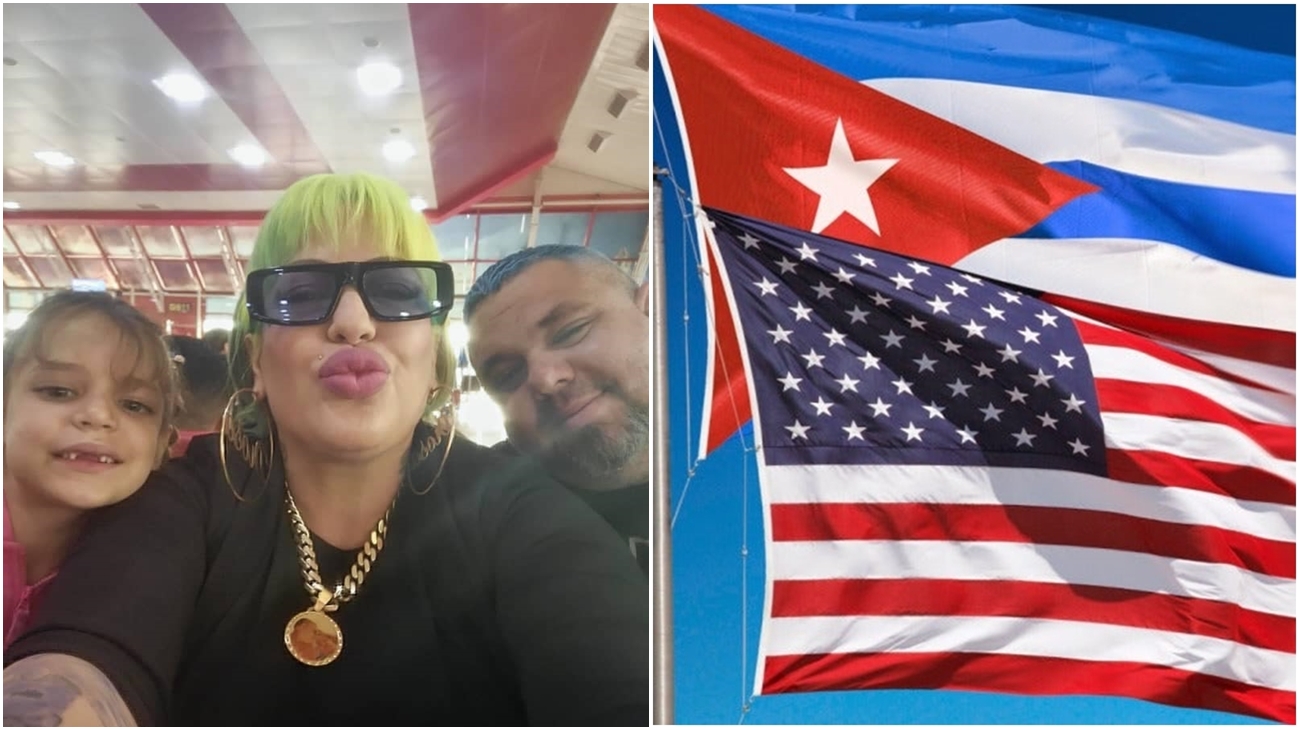 La cantante cubana La Diosa rumbo a Miami con su familia gracias al nuevo parole (foto)