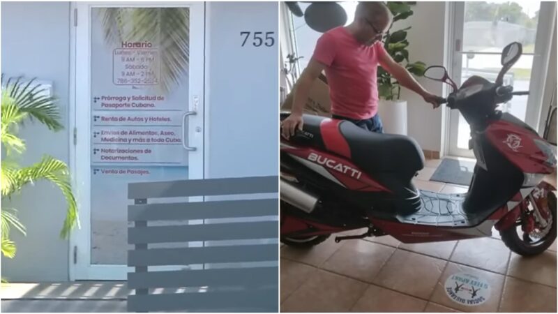 Miami: Cubano denuncia estafa de agencia de envíos al tratar de mandar moto a la isla (video)