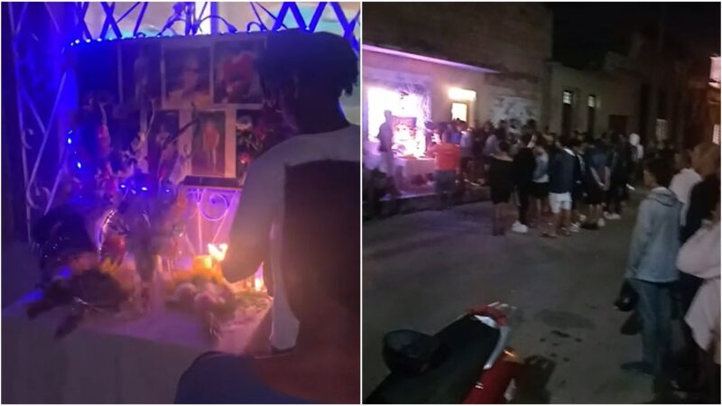 Emotiva vigilia para despedir a joven balsero cubano muerto en naufragio de Matanzas (video)