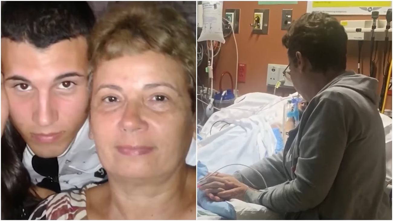 Miami: Llega con visa humanitaria madre cubana cuyo hijo sufrió grave accidente y está en coma
