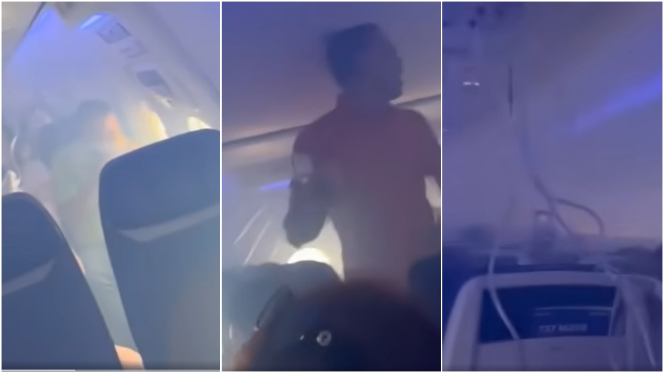 Cuba: Aterradoras imágenes desde el avión de Southwest tras incendio de una de sus turbinas