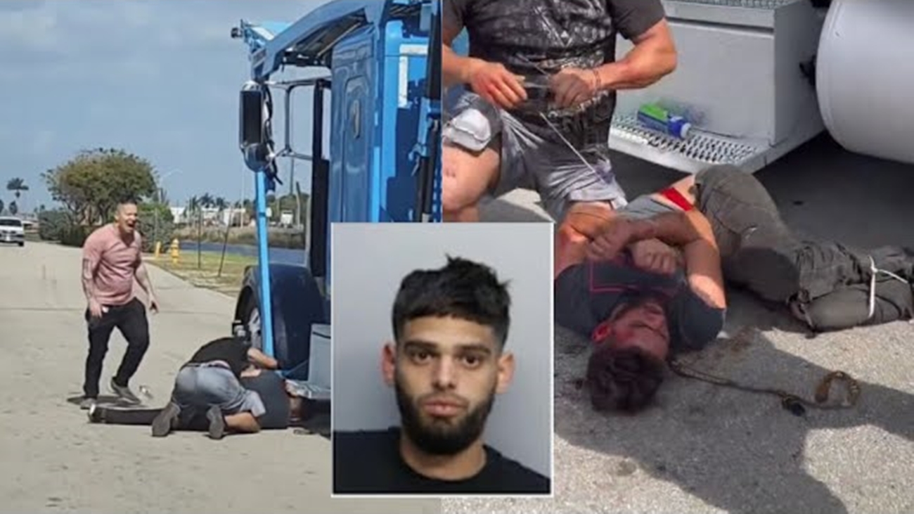 Camioneros cubanos dan brutal golpiza a hombre que intentó robarles un camión en gasolinera