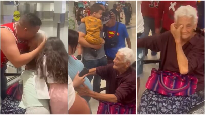 Abuela cubana de 88 años se reúne con toda su familia en Miami gracias al parole (video)