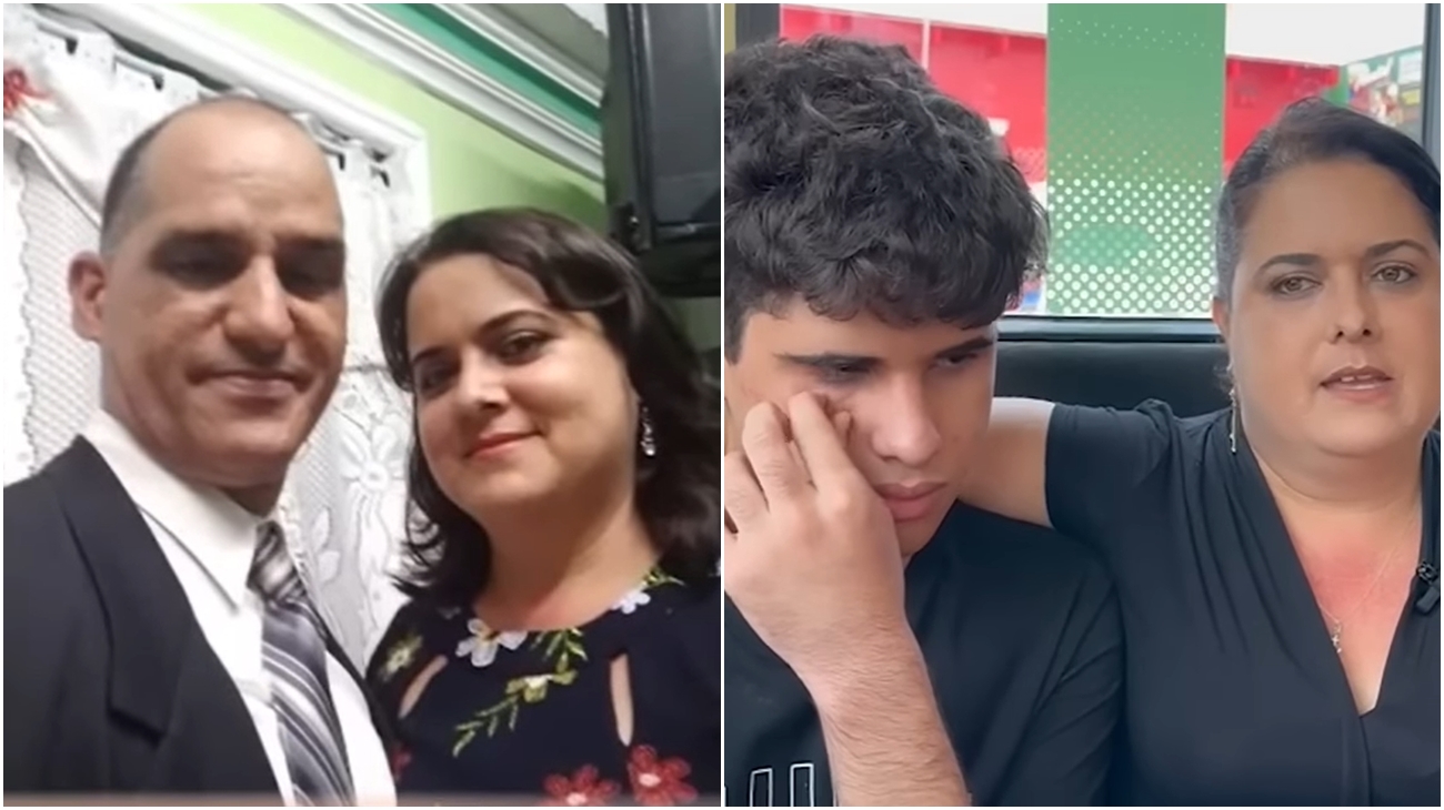 «A mi esposo no lo dejaron entrar»: Familia cubana queda separada por el parole (video)
