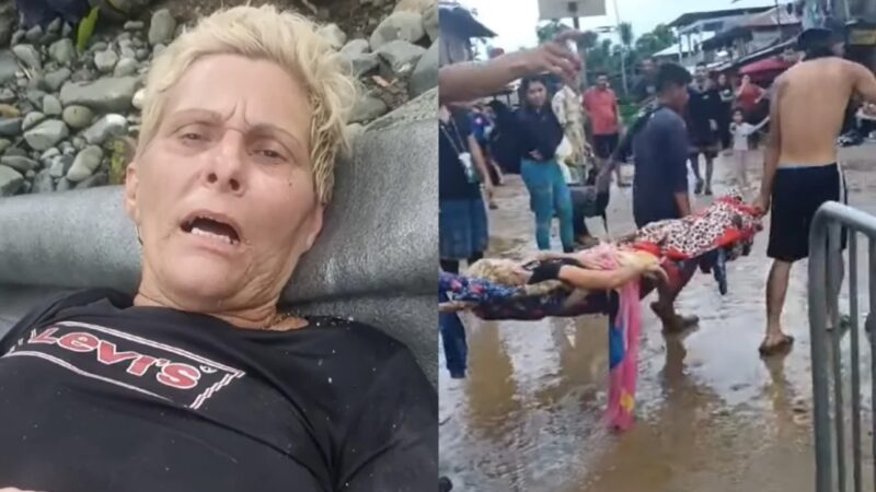 Cubana abandonada por su hijo en el Darién podría perder una pierna; sigue en Panamá