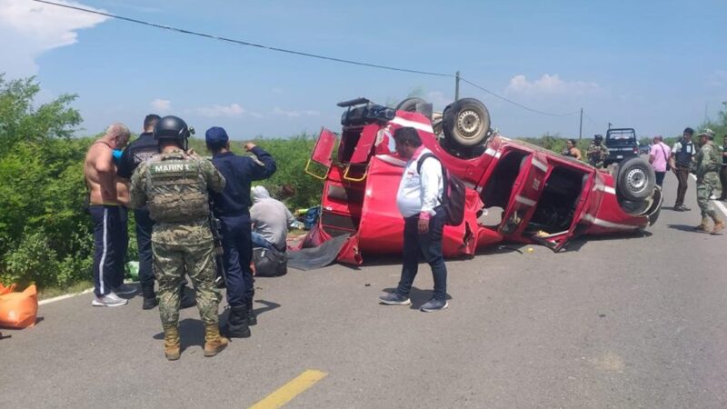 Accidente en México deja más de 20 migrantes cubanos heridos (video)