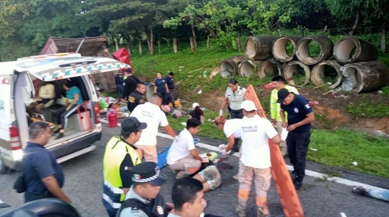 Identifican a víctimas del accidente en Chiapas donde murieron 10 migrantes cubanas (video)