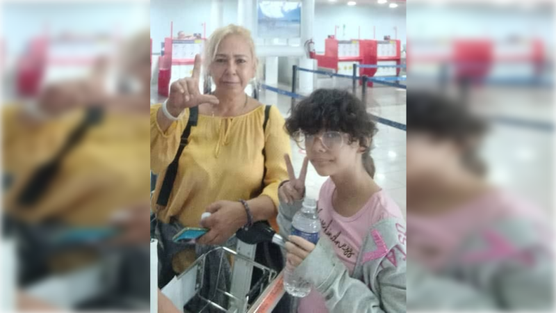 Abuela cubana que se plantó en La Habana con su nieta beneficiaria del parole logra viajar a EEUU