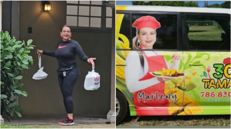 Emprendedora cubana triunfa en EEUU vendiendo tamales en un auto y haciendo tiktok