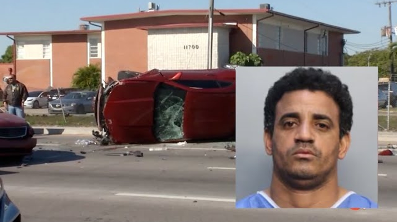 Miami: Cubano capturado tras persecución policial es sospechoso de asesinato en Kentucky